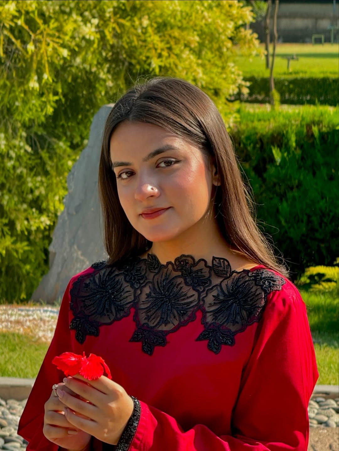 Red Ruby – Stitched Red Pret with Embroidered Neckline | Zyphoria