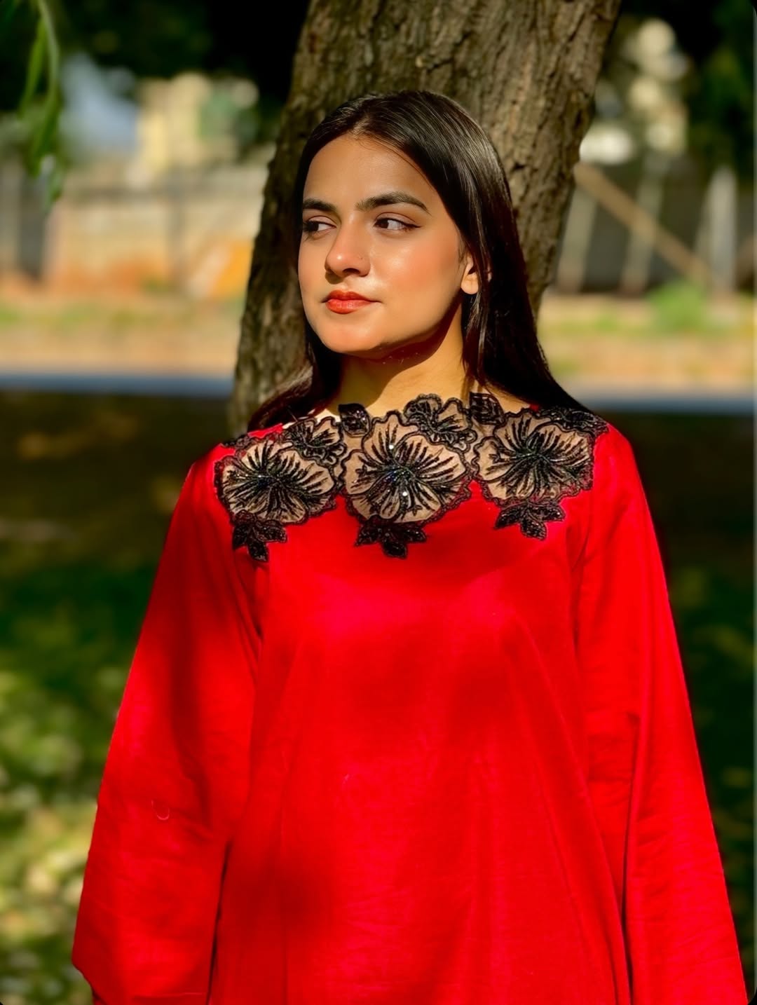 Red Ruby – Stitched Red Pret with Embroidered Neckline | Zyphoria